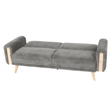 Разтегателен диван - тройка GOMA - сив Е13