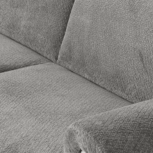 Разтегателен диван - тройка GOMA - сив Е13