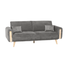 Разтегателен диван - тройка GOMA - сив Е13