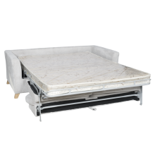 Разтегателен диван - тройка FIZI  - светлосив E05