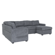 Ъглов разтегателен диван IKELA - сив Ъглов разтегателен диван IKELA - сив