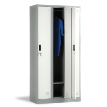 Метален шкаф CR-1242 J LUX - сив / тъмносив Метален шкаф CR-1242 J LUX - сив / тъмносив