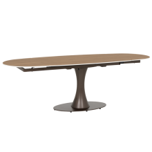 Разтегателна трапезна маса CARLOS - тъмен орех Разтегателна трапезна маса CARLOS - тъмен орех