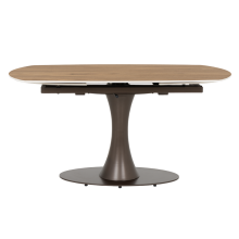 Разтегателна трапезна маса CARLOS - тъмен орех Разтегателна трапезна маса CARLOS - тъмен орех