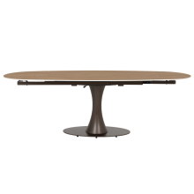 Разтегателна трапезна маса CARLOS - тъмен орех Разтегателна трапезна маса CARLOS - тъмен орех