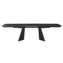 Разтегателна трапезна маса CARORA - черна Разтегателна трапезна маса CARORA - черна