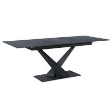 Разтегателна трапезна маса TINACO - черна