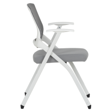 Посетителски стол Carmen 1702-1 - сив