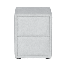 Нощно шкафче за спалня CANCUN - сребърен AN