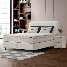 Тапицирана спалня с матрак COMO 180 x 200 - крем AN