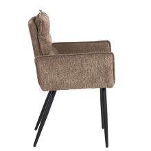 Трапезен стол с подлакътници IKSAN - кафяв R38 Трапезен стол с подлакътници IKSAN - кафяв R38