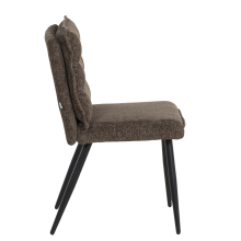 Трапезен стол IKSAN - тъмнокафяв R45