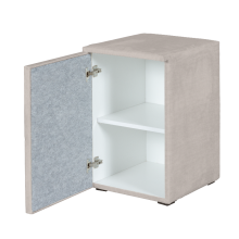 Нощно шкафче за спалня PUZZLE ляво - крем 01