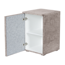 Нощно шкафче за спалня PUZZLE ляво - бежов 03 Нощно шкафче за спалня PUZZLE ляво - бежов 03