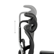 Ергономичен стол ERGOHUMAN ELITE 2 - черна рамка - черен