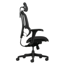 Ергономичен стол ERGOHUMAN IOO BUDGET 2 - черна рамка - черен