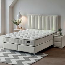 Тапицирана спалня с матрак MINI MOONLIGHT 160 х 200 - крем 01 Тапицирана спалня с матрак MINI MOONLIGHT 160 х 200 - крем 01