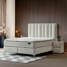 Тапицирана спалня с матрак MINI MOONLIGHT 160 х 200 - крем 01 Тапицирана спалня с матрак MINI MOONLIGHT 160 х 200 - крем 01