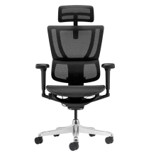 Ергономичен стол ERGOHUMAN IOO ULTRA - черна рамка - черен