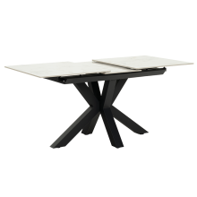 Разтегателна трапезна маса STARGARD - бял гланц Разтегателна трапезна маса STARGARD - бял гланц