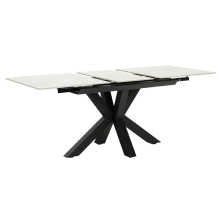 Разтегателна трапезна маса STARGARD - бял гланц Разтегателна трапезна маса STARGARD - бял гланц