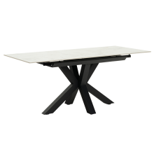 Разтегателна трапезна маса STARGARD - бял гланц Разтегателна трапезна маса STARGARD - бял гланц