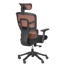 Ергономичен стол Carmen 7582 - оранжев-черен