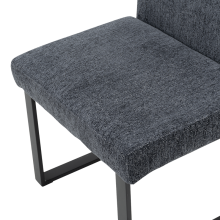 Трапезен стол HANAM - тъмносив R 16