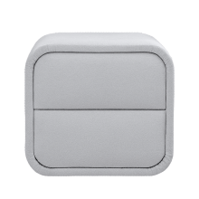 Нощно шкафче за спалня MYKONOS - сребърен AN