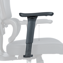 Ергономичен стол Carmen 7591 - черен