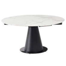 Разтегателна трапезна маса ROZAN - бяла