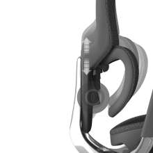 Ергономичен стол LERIK - черен