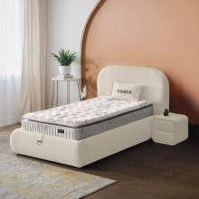 Тапицирано легло с матрак FABER 90 х 200 - лате 06