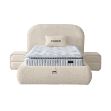 Тапицирано легло с матрак FABER 90 х 200 - лате 06