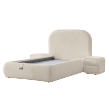 Тапицирано легло с матрак FABER 90 х 200 - лате 06