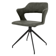 Трапезен стол RAPLA - тъмносив 09