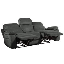 Диван - тройка с електрически релакс механизъм SELENA LUX - тъмносив 457