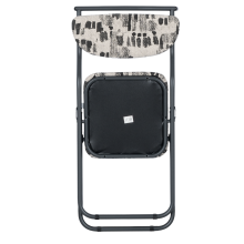 Сгъваем стол SATER - черен-бял