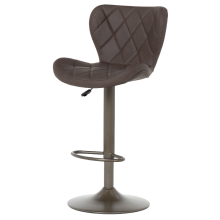 Бар стол DALVEY - тъмнокафяв