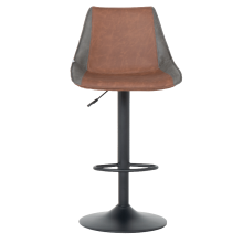 Бар стол GROVE - червен-кафяв