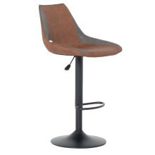 Бар стол GROVE - червен-кафяв