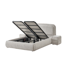 Тапицирана спалня с матрак NOVA 180 x 200 - перла SY