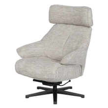 Кресло с табуретка OVAR - бежово