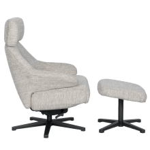 Кресло с табуретка OVAR - бежово