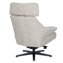 Кресло с табуретка OVAR - бежово