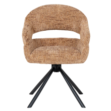 Трапезен стол SACABA - кафяв