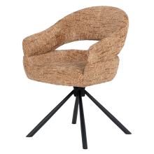 Трапезен стол SACABA - кафяв