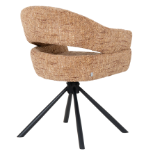 Трапезен стол SACABA - кафяв