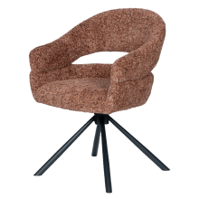 Трапезен стол SACABA - тъмнокафяв