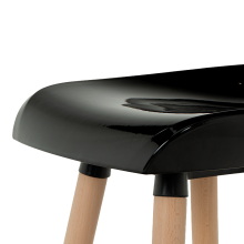 Бар стол ERIDU - черен